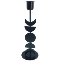 Подсвечник с символом Луны 14,5см, D 1,5см металл R317-7