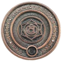 Подставка для благовоний Свадхистана Чакра 9,5 см, металл R421-18