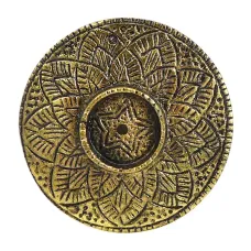 Подставка для благовоний с символом Тройной Луны 5,2 см, металл R421-39