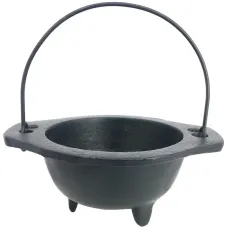 Ведьмин котел 5,5х12х14,5см, D9,5см, чугун R430-4