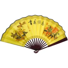 Опахало интерьерное 58х32см бумага, дерево Z344-04