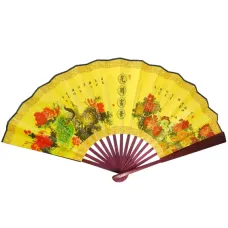 Опахало интерьерное 58х32см бумага, дерево Z344-05