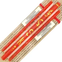 Свечи восковые Венера Счастье Роскошь Любовь, 5шт 17см AUM-P-06