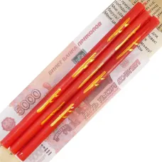 Свечи восковые Рост Доходов Три Феху Богатство Изобилие 18 см, 3 шт MIRO-10-04