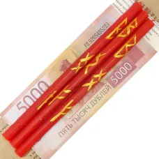 Свечи восковые Счастливая семья, процветающий дом 18см, 3шт MIRO-10-09