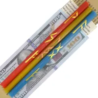 Свечи восковые Богатство на всех уровнях бытия 18 см, 3 шт MIRO-10-14