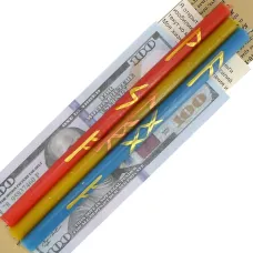 Свечи восковые Богатство на всех уровнях бытия 18 см, 3 шт MIRO-10-14