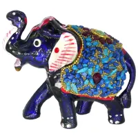 Слон статуэтка 9х7,5х4,5см, полимерная глина, цвет в ассорт. WCH06-1
