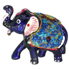 Слон статуэтка 9х7,5х4,5см, полимерная глина, цвет в ассорт. WCH06-1