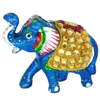 Слон статуэтка 9х7,5х4,5см, полимерная глина, цвет в ассорт. WCH07-1