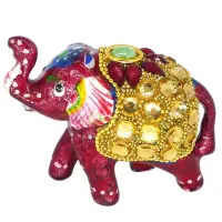 Слон статуэтка 6,5х5х3,5см, полимерная глина, цвет в ассорт. WCH07-3