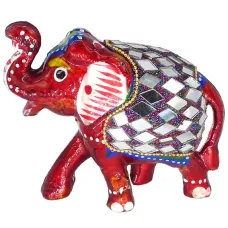Слон статуэтка 9х7,5х4,5см, полимерная глина, цвет в ассорт. WCH08-1