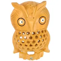 Сова статуэтка 10х7,5х3,5см, дерево WCH29-1