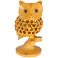 Сова статуэтка 10,5см, дерево WCH30-3