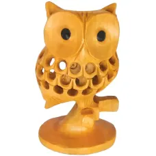 Сова статуэтка 8см, дерево WCH30-4