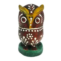 Сова статуэтка 6,5х3,3см, дерево WCH31-3