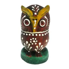 Сова статуэтка 6,5х3,3см, дерево WCH31-3