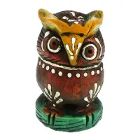 Сова статуэтка 5,5х3,3см, дерево WCH31-4