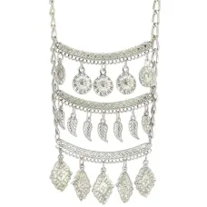 Колье, металл FK7100-180