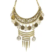 Колье, металл FK7100-182B