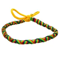 Фенечка (браслет) 4мм, текстиль B02-20