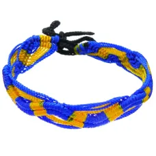 Фенечка (браслет) 10мм, текстиль B03-42