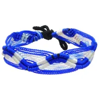 Фенечка (браслет) 10мм, текстиль B03-43