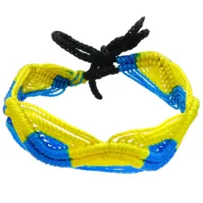 Фенечка (браслет) 10мм, текстиль B03-46