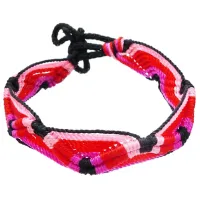 Фенечка (браслет) 10мм, текстиль B03-49