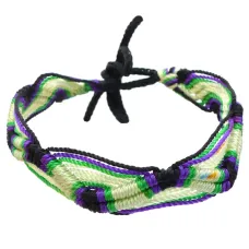 Фенечка (браслет) 10мм, текстиль B03-58