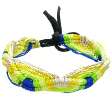 Фенечка (браслет) 10мм, текстиль B03-59