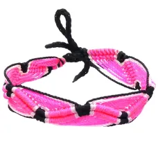 Фенечка (браслет) 10мм, текстиль B03-62