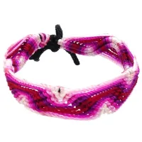 Фенечка (браслет) 10мм, текстиль B03-64