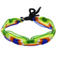 Фенечка (браслет) 10мм, текстиль B03-66