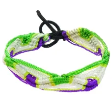 Фенечка (браслет) 10мм, текстиль B03-73