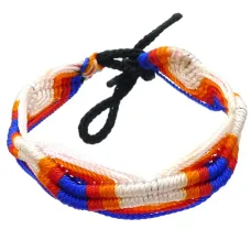 Фенечка (браслет) 10мм, текстиль B03-74