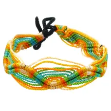 Фенечка (браслет) 10мм, текстиль B03-76