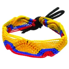 Фенечка (браслет) 10мм, текстиль B03-79