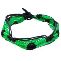 Фенечка (браслет) 10мм, текстиль B03-86