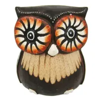 Сова статуэтка 10см, дерево IN0100-05