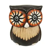 Сова статуэтка 8см, дерево IN0100-06