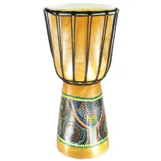 Барабан Джембе светло-коричневый, 40х18см дерево