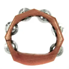 Тамбурин, дерево 17см IN0186