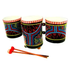 Тройной барабан 34см, d.10, 11, 10см IN0188