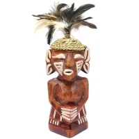 Абориген статуэтка 25х6см, дерево IN0259-19