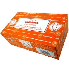 Благовония прямоугольные SATYA Champa ЧАМПА 15 грамм блок 12 штук