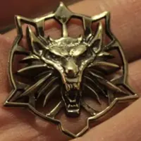 Кулон Ведьмак, бронза, (П 012) BV08-12