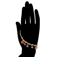 Браслет травяной с Халцедоном A112-17