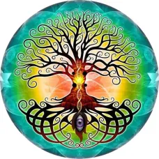 Подставка для благовоний «Древо жизни», d=6 см, ХДФ попб04