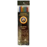 Свечи восковые Радуга чакр, 18 см, (уп. 7 шт.) свч50-23